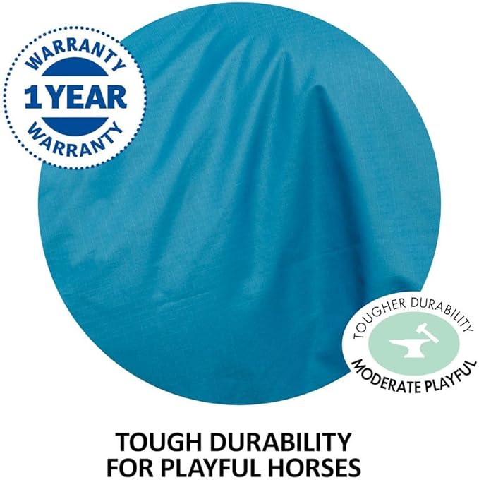 STORM SHIELD Contour Collar Classic II Horse Turnout Blanket | Bellyband Closure | Horse Blankets for Winter Waterproof | Weather Protection | Winter Horse Blanket