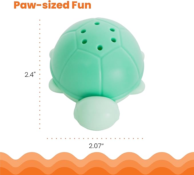 Catstages Wobble Turtle Catnip Diffuser Refillable Cat Toy