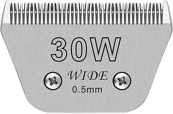 Wide Blades for Dog Grooming Blades Compatible with Andis Dog Clippers,30W Dog Clipper Blades Compatible with Oster A5,Wahl km10 Dog Clippers for Horse Dog Cat Animals,Stainless-Steel Blade Sharp