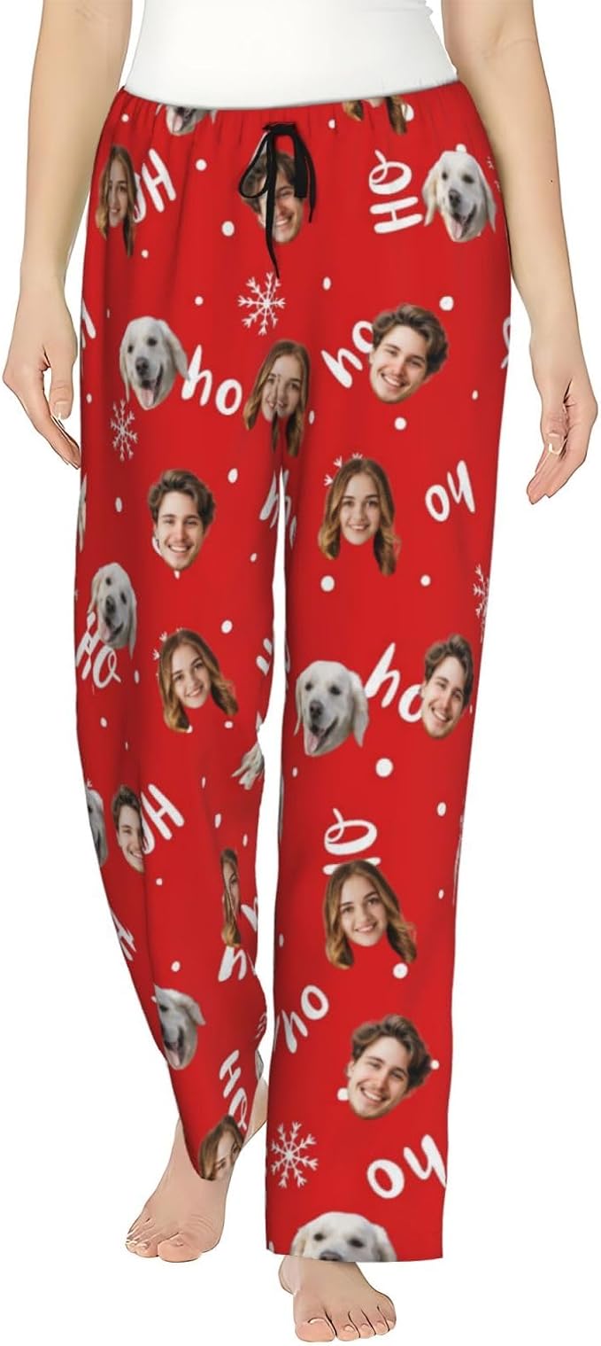 Personalized Pajama Pants For Men Women Custom Pajama Pants With Face Custom Face Pajamas Funny Customized Gifts