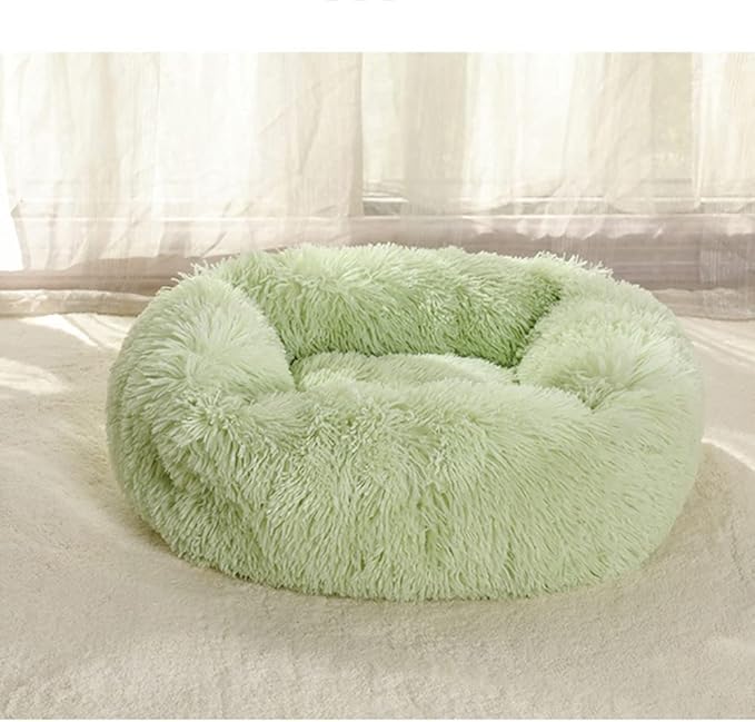 Pet Bed, Dog Bed, Square Calm and Warm Plush Pillow, L Large Dog Bed and Furniture Anti-Anxiety Cushion Bed, Plush pet Bed with Waterproof and Non-Slip Bottom, Machine Washable