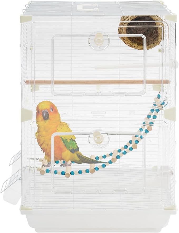 Bird Cage for Small Medium Birds Budgies Standing Flight Bird House