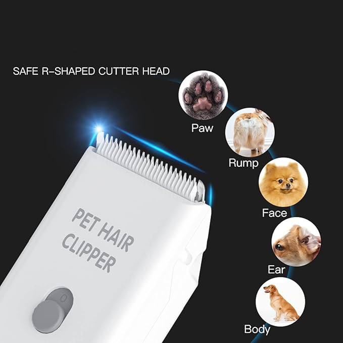 3 PCS Standard Size Replaceable Ceramic Blades Set Pet Hair Clipper,Cat Dog Common Use Clipper Blade(#AP005)