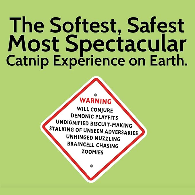 Fiend Catnip + Silvervine for Cats & Kittens Safety-Cut Premium Fine Cat Nip Blend with Vegan Silvervine + Sticker – Ultra Potent, North American – 1 Cup (34.5g) Go Ahead, Create a Monster!