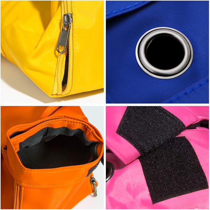 Kukaster Pet Cat’s Restraint Bag for Claw Care Nail Trimming Anti-Scratching Grooming Bag for Cats Medical Examination（Yellow-l