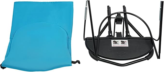 Pet Dog Cat Rocking Chair, Portable Foldable Pet Rocker Bed 3-Level Height Adjustable Small Pet Rocker Summer Breathable Pet Rocker Sofa Bed Dog Cats Rocker Beds for Pets Under 33lbs Blue
