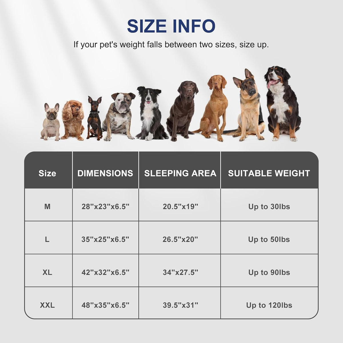 FURTIME Orthopedic Dog Bed for Extra Large Dogs - XL Waterproof Dog Sofa Bed, Ultra Comfy Supportive Foam Pet Bed with Removable Washable Cover, Jumbo Dog Bed with Nonskid Bottom