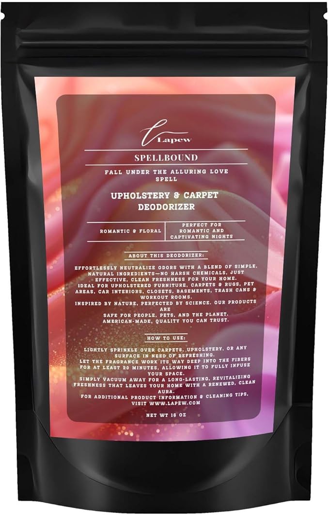 Spellbound Carpet Freshener Powder: Powerful Odor Eliminator for Home, Upholstery Deodorizer, Carpet Deodorizer, Pet Urine, Cat Litter Box - Spellbound Fragrance