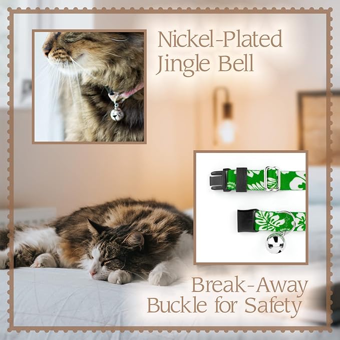 Country Brook Petz - Groovy Ganja Cat Collar Limited Edition - Groovy Collection Featuring Far Out Designs