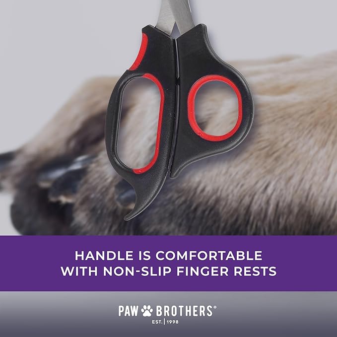 RYAN'S PET SUPPLIES Paw Brothers Small Medium Dog & Cat Nail Clipper Scissor and Trimmer, Easy to use, Toenail Claw, Professional Stainless Steel Blade Grooming Tool for Pets