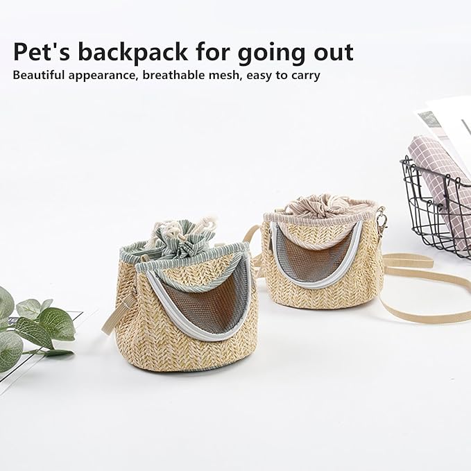 Trendy and Functional Bird Carrying Bag - Breathable Parrot Hiking Carrier with Shoulder Strap | Ideal for Small Pet Animals