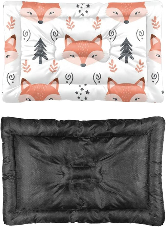 Cozy Cat Beds with Anti-Slip Bottom, Cute Animals Things for Dogs Puppy Crate Pads Dog Beds& Furniture Breathable Dog Matt for Indoor& Outdoor Sofa Cars, Machine Washable 24 X 36 Inch