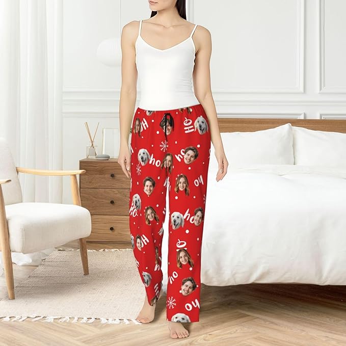 Personalized Pajama Pants For Men Women Custom Pajama Pants With Face Custom Face Pajamas Funny Customized Gifts
