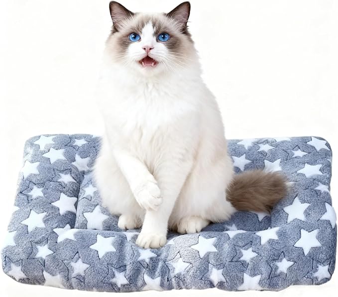Dog Bed Mat - Crate Pad - Soft Dog Kennel - Multi-Purpose Crate Bed for Dogs & Cats