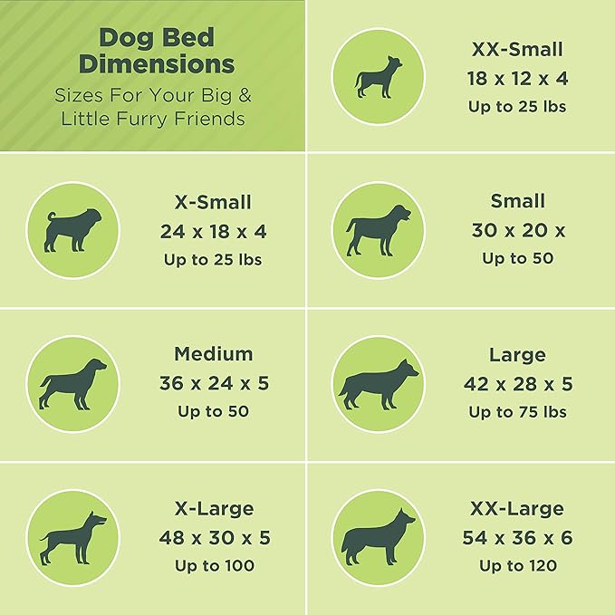 X-Large - 48 x 30 x 5 - Shadow Gray Premium Organic Hemp Dog Bed - Organic Latex Fill - Removeable Cover