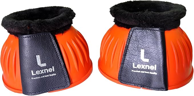 Rubber Bell Boots, Durable Bell Boots for Horse – Superior Hoof Protection and Comfort (1 Pair)