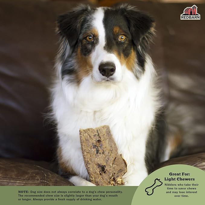 Redbarn Beef Lung Choppers Dog Chew, All-Natural high-Protein Low-Fat Grain-Free, Highly Palatable Treats sourced from Grass-Fed Cattle, Pack of 2