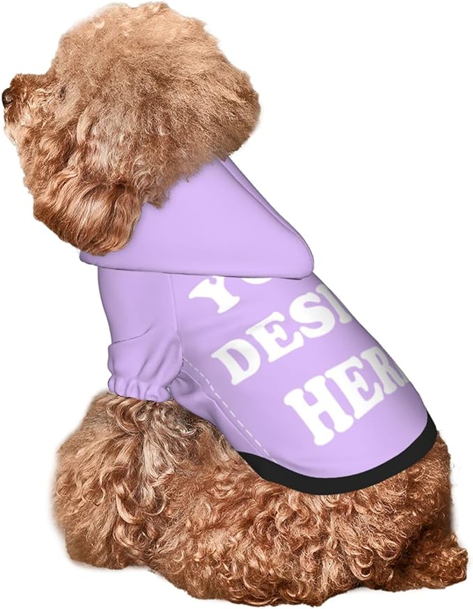 Dog Costume, Custom Dog Hoodie, Dog Name Costume Holiday Pet Pajamas Outfit, Personalized Pet Coat Costumes for Small Medium Large Dogs and Cats for Winter, TaroMilk, XS