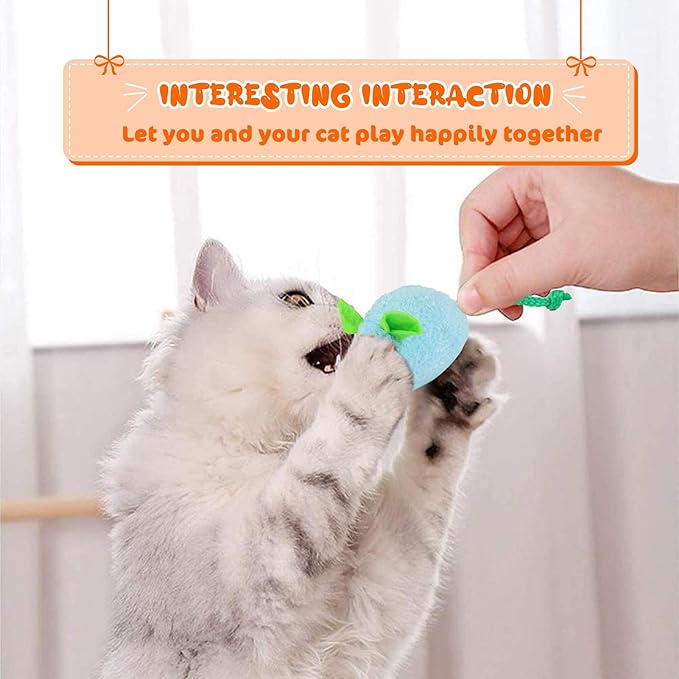 Catnip Toy - 6Pcs Cats Mouse Plush Cat Toys Realistic Cute Kitten Mice Filled Catnip for Cat Chew Toy1