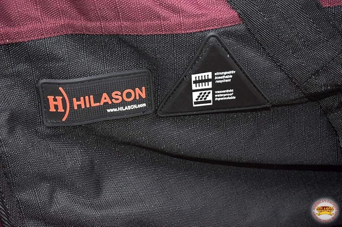 HILASON 1200D Winter Waterproof Poly Horse Blanket Belly Wrap | Turnout Blankets for Horses