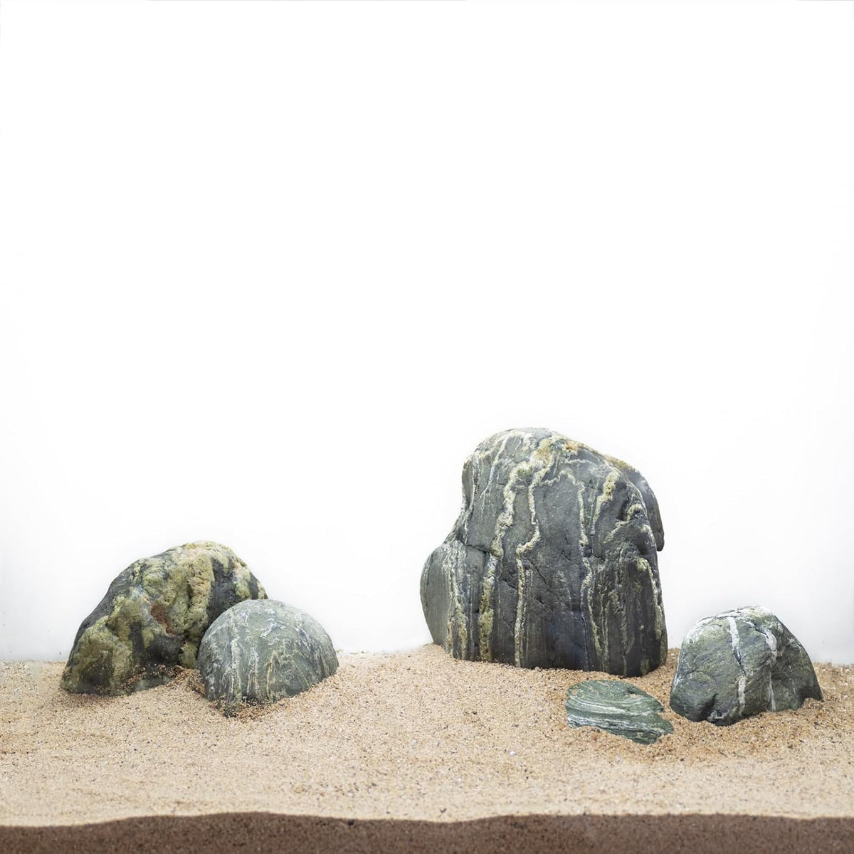 Aquarium Decor River Rock Decorative Stones Fish Tank Rocks Aquarium Landscapes 20LB Decoration Stone for Aquariums Aquascaping Terrariums,Paludariums,and Gardens（4-9inch / 4PCS）