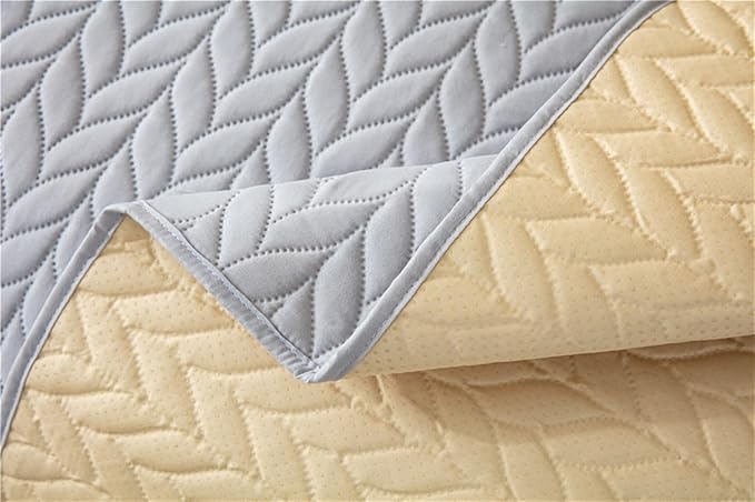 GIBZ Waterproof Dog Bed Cover Anti Slip Pet Furniture Protector Washable Blanket Large Soft Quilted Mat, Black, 170x210cm