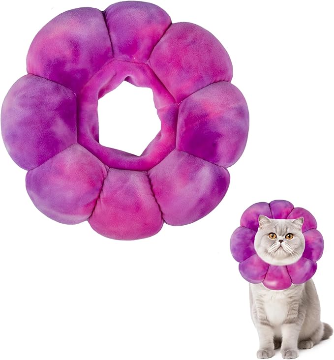 Cat Collar Soft, Adjustable Soft Protective Neck Cats Recovery Cone After Surgery