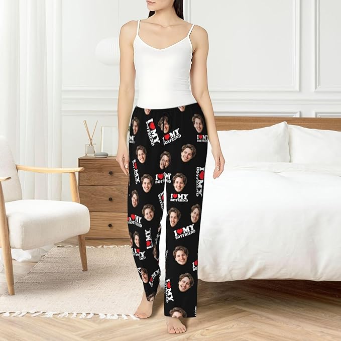 Personalized Pajama Pants For Men Women Custom Pajama Pants With Face Custom Face Pajamas Funny Customized Gifts