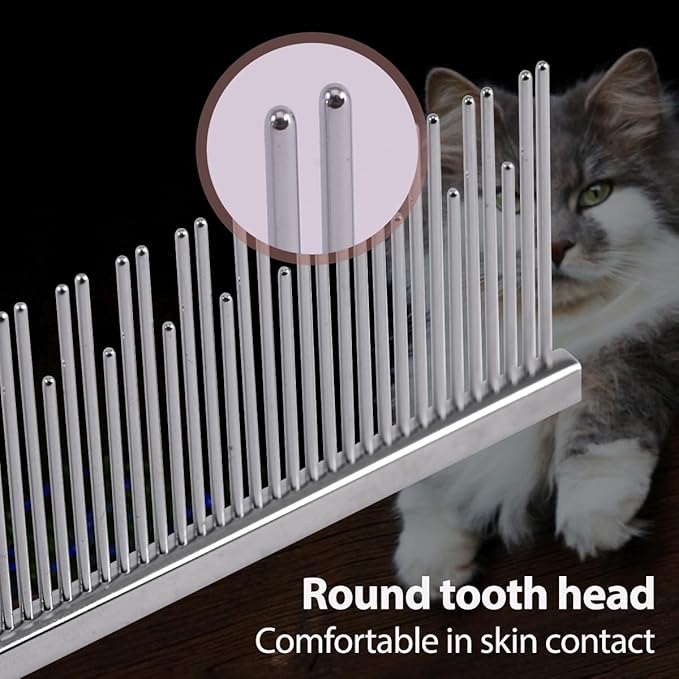 6.1" Dog Grooming Comb for Long Haired Cats & Dogs