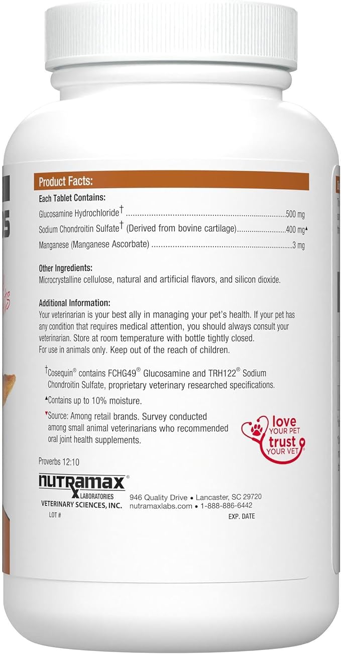 Nutramax Laboratories Cosequin DS Double Strength Chewables 132 Count
