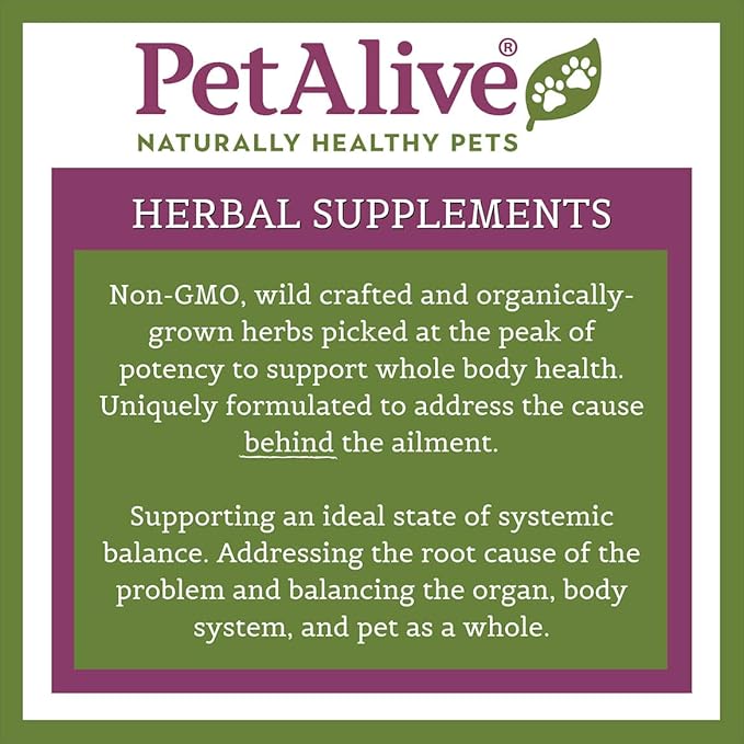 PetAlive Eye-Heal - Natural Herbal Formula Promotes Eye Health in Cats and Dogs - Soothes and Cleanses The Eyes - Supports Removal of Debris - Applies Easily with Cotton Swab - 59 mL