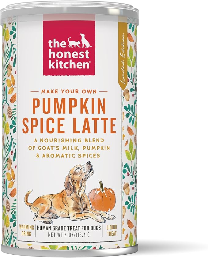 The Honest Kitchen Pumpkin Spice Latte, 4oz Canister