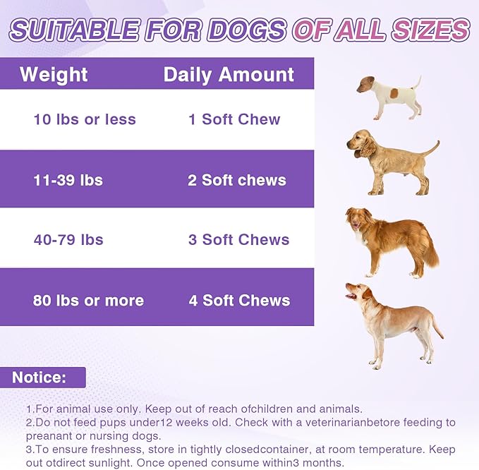 Dog Allergy Chews 200ct - Dog Allergy and Itching Skin Relief Anti Itch Aller Immune Bites for Dogs Licking Paws Treatment Relief Itchy Chew Probiotics Vitamins for Skin and Coat Allergies - Chicken
