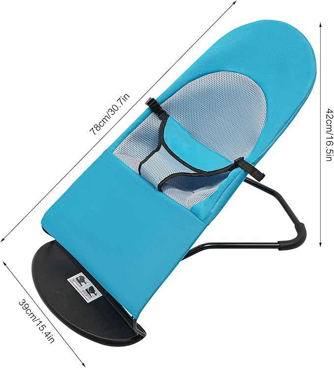 Pet Dog Cat Rocking Chair, Portable Foldable Pet Rocker Bed 3-Level Height Adjustable Small Pet Rocker Summer Breathable Pet Rocker Sofa Bed Dog Cats Rocker Beds for Pets Under 33lbs Blue
