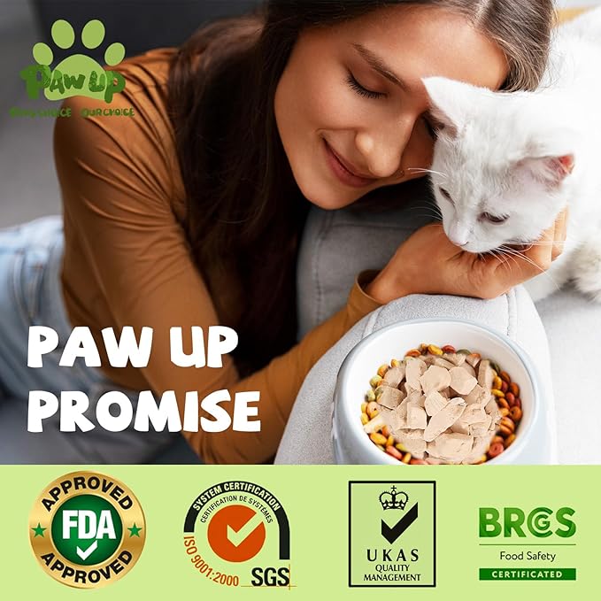 Freeze Dried Cat Treats, Raw Chicken Food for Dogs Cats, Single Ingredient, High Protein Natural Healthy Topper, 3.8 oz