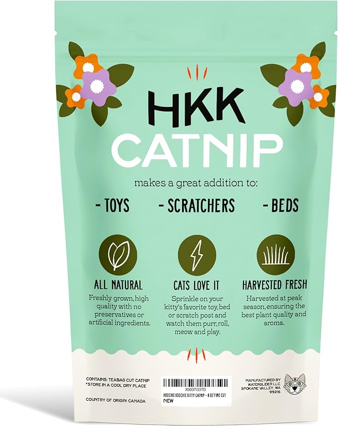 Catnip, All Natural Premium Catnip (8 oz Fine Cut)