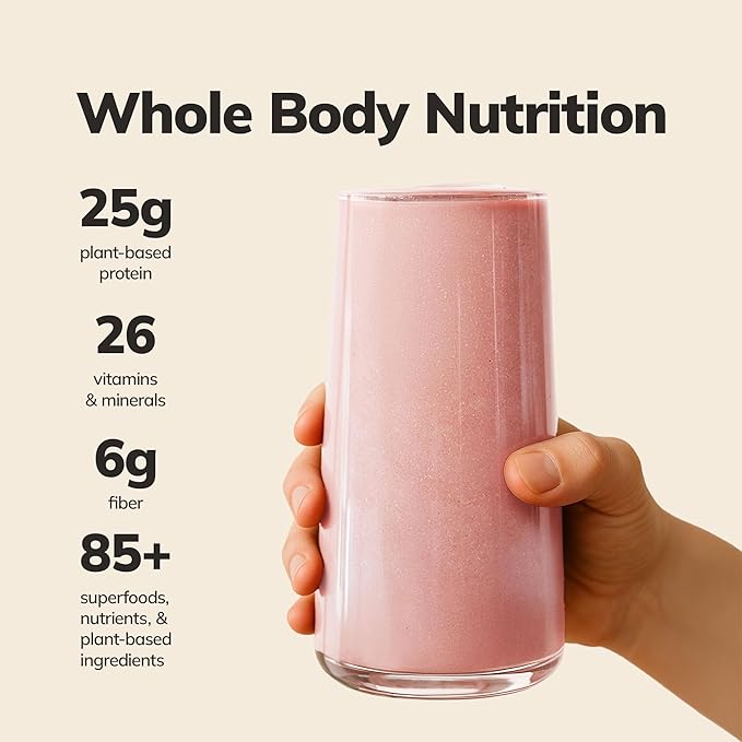 Ka’Chava Whole Body Meal Shake Coconut Acai 2 lb – Vegan Protein Powder with 85+ Superfoods & Greens – Plant-Based Meal Replacement – Probiotics & Digestive Enzymes – Gluten & Dairy Free (15 Servings)