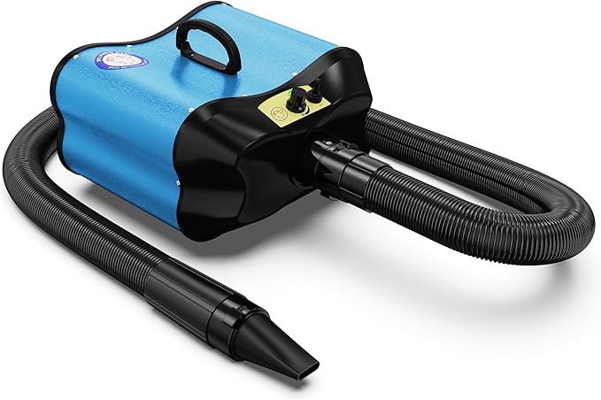Flying Pig Double Motor High Performance Dog Pet Grooming Dryer (Teal Blue)