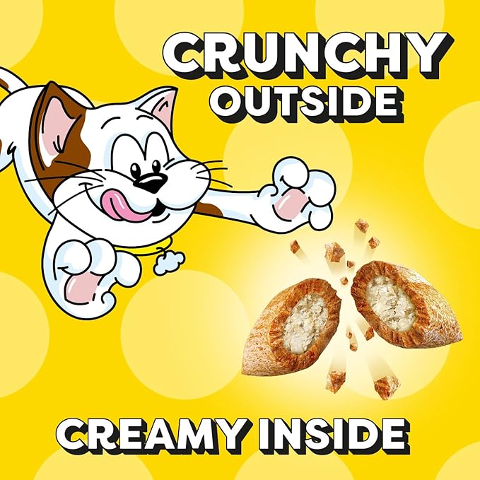 Temptations Classic Crunchy and Soft Cat Treats, Seafood Medley Flavor, 3 oz. Pouch (Pack of 12)