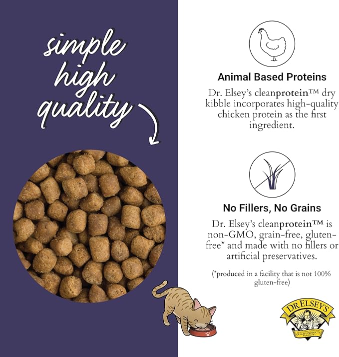 Dr. Elsey's cleanprotein Chicken Cat Kibble 2-lb. Bag