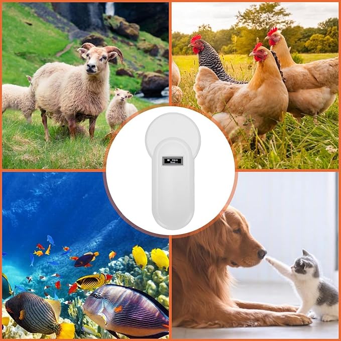 GOWENIC 134.2KHZ Pet Chip Scanner Efficient Technology Integration for Dogs and Cats ISO11784 5 FDX B Decoding 6.5 X 3.15 X 0.79 in