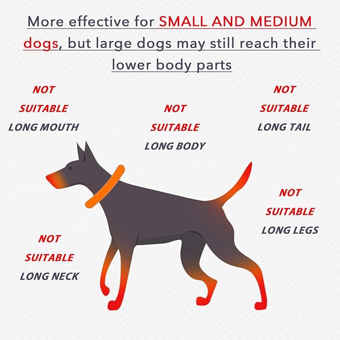 IDOMIK Dog Recovery Collar, Waterproof Soft Dog Cone After Surgery, Comfy Protective Elizabethan Collar Alternative for Dogs Cats, Adjustable Pet Neck Donut Cone Anti-Licking Biting Wounds,Grey,3XL