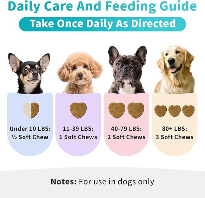 Dog Skin & Allergy Chews - Dog Probiotics for Sensitive Skin Health Support - Allergy Relief - Support Seasonal Allergies, Immune & Gut & Digestive Health Supplement - Chicken Flavor - 90 Count