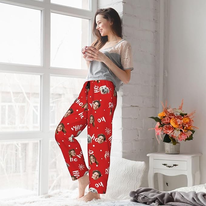 Personalized Pajama Pants For Men Women Custom Pajama Pants With Face Custom Face Pajamas Funny Customized Gifts