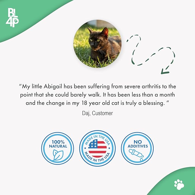 Walk-Easy Cat & Dog Joint Pain Relief, Effective Cat Pain Reliever, Anti Inflammatory & Natural Dog Hip and Joint Supplement Helps with Mobility, Limping, Hip Dysplasia and ACL Tear, 400 Small Pills