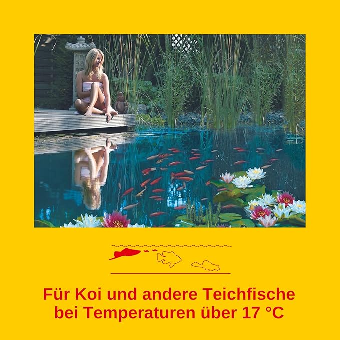 sera Koi Professional Summer 15.43lb | Energizing for Warm Seasons | Optimal Growth & Strong Immune System | Rich in Vitamins, Minerals, Proteins | for Water Temperatures Above 63°F