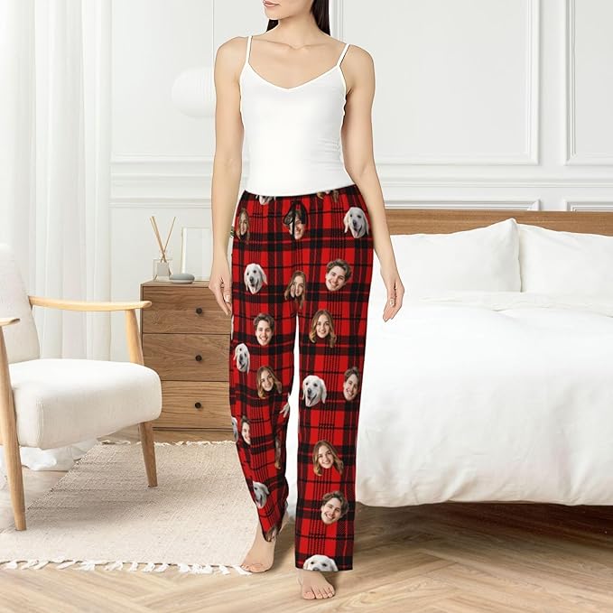 Personalized Pajama Pants For Men Women Custom Pajama Pants With Face Custom Face Pajamas Funny Customized Gifts