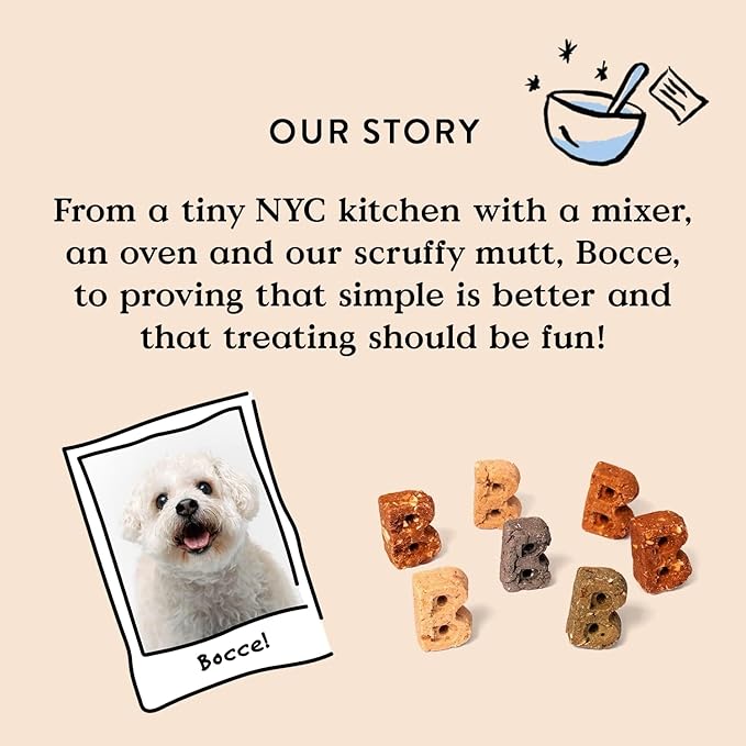 Bocce's Bakery Bac’n Nutty Cookie + Training Dog Treat Bundle – Natural, Wheat-Free Soft & Chewy Cookies Made with Real Ingredients and Baked in The USA – 2 Pack Bundle