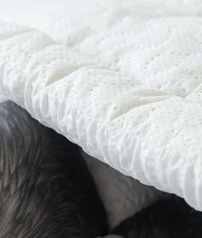 Dog Couch Cover for Washable, Non-Slip Plaid Square Sofa Cushion Protector, Soft, and Multi-Functional Pet Friendly Sofa Cover for Cats Dogs (27.6 x 70.9 inch, Grey)