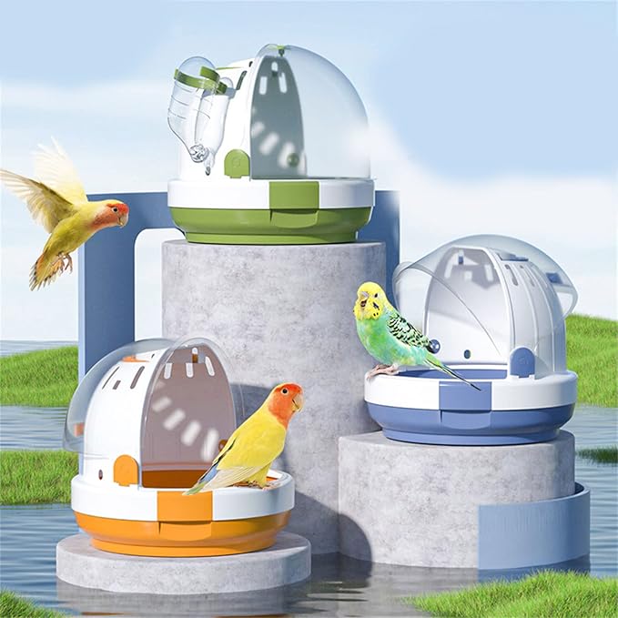 Portable Clear Bird Parrots Transport Cage Window Carrier Bag Breathable Bird Carrier Travel Bag Parrots Travel Cage